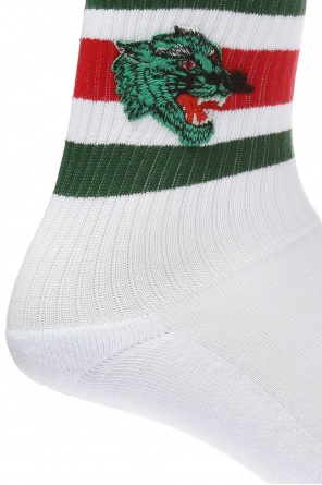 Socks with a leopard's head motif, zdjęcie 2 Socks with a leopard's head motif od Gucci
